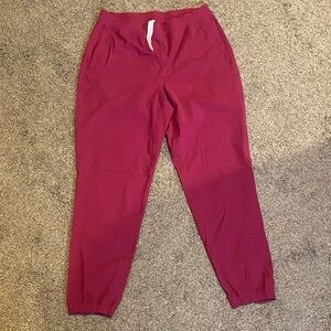 Lululemon Berry colored Jogger Pants